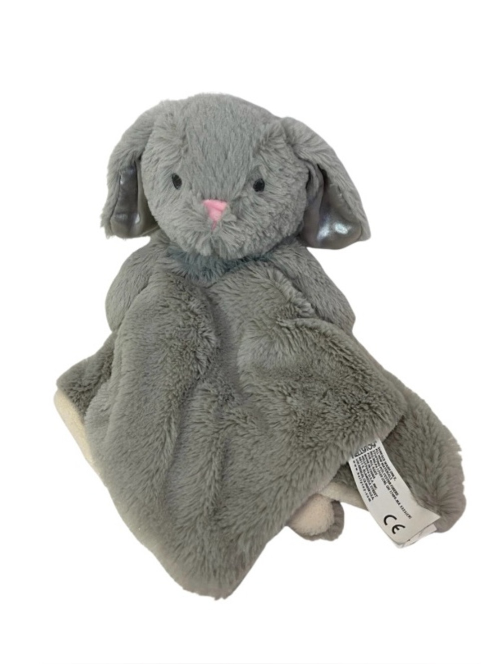 Kellytoy Baby Bunny Lovey Security Blanket With Rattle